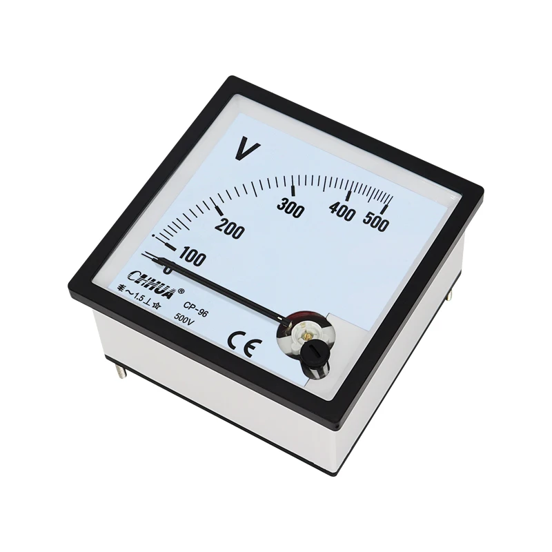 CP-96/SF-96 AC Analog Voltmeter 5V10V15V20V30V50V100V150V200V300V400V450V500V600V  voltage meter manufacturers direct sales,