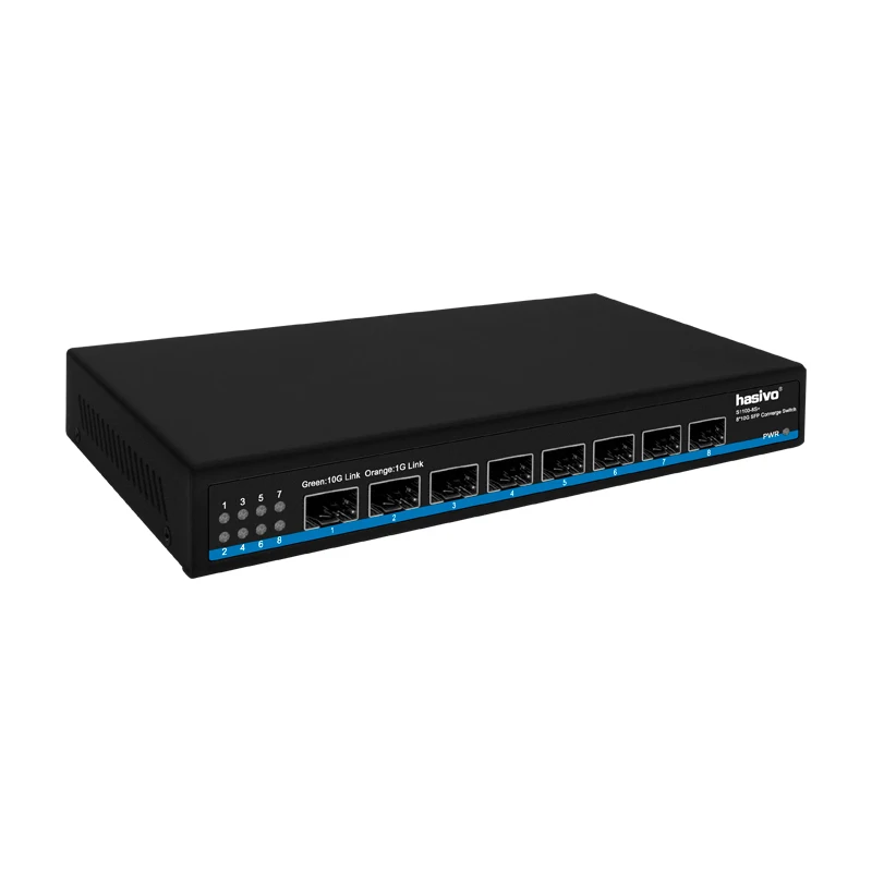 8 * 10G SFP Switch Desktop Ethernet Network Switch