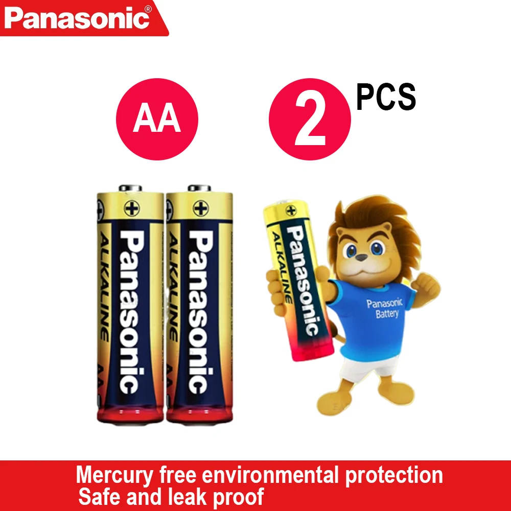 Panasonic Alkaline Batterijen AA AAA 1.5V LR6 LR03 2-60PCS Langdurige kwikvrije wegwerp droge batterij voor speelgoed Afstandsbediening
