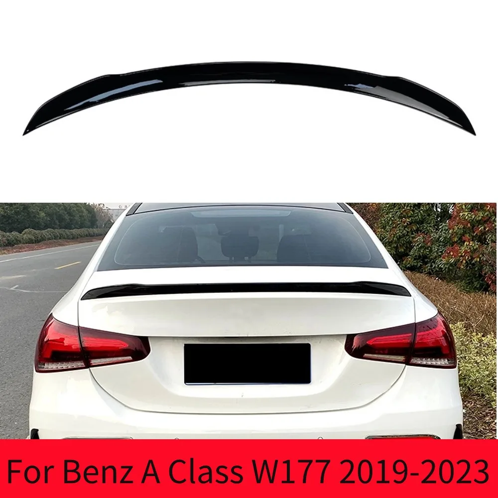 

For Sport Tail Wing Spoiler for Mercedes-Benz a Class W177 2019-2023 A35 A45 AMG A180 A200 A250 Rear Trunk Tuning Trim Accessory
