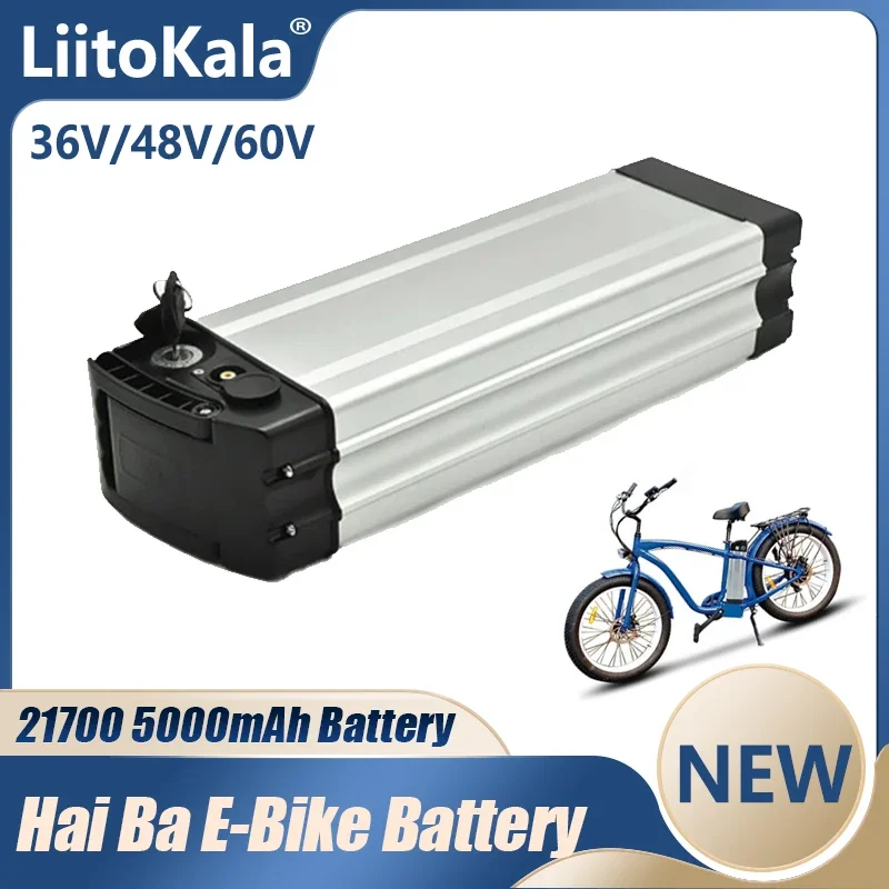 

LiitoKala Haiba 36V 48V 60V Lithium ion Ebike Bicycle Battery Pack 15Ah 20Ah 30Ah For MiFa CMACEWHEEL GW20 750W Folding Bike