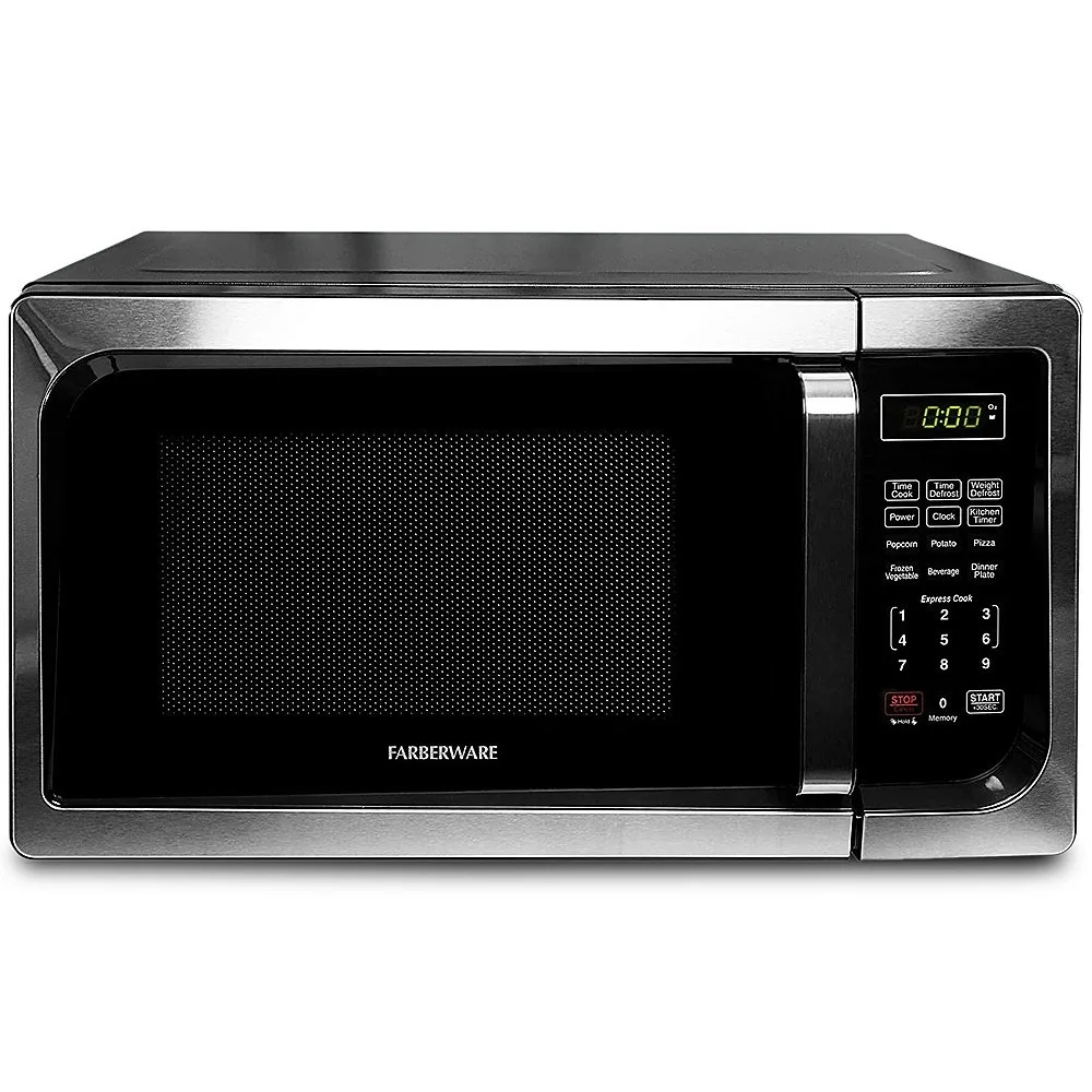 Microwave, klasik 0.9 Cu. Ft. Microwave meja dengan memasak cepat