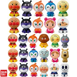 Bandai Genuine Gashapon Toys Anpanman Baikinman Dokin-chan Melonpanna Currypanman Rollpanna Assembled Model Ornament Toys
