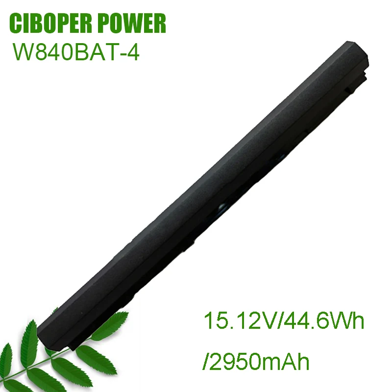 

CP Laptop Battery W840BAT-4 15.12V/44.6Wh/2950mAh For W840BAT-4,6-87-W840S-4DL2/4DL1 W840SN,W840AU Notebook