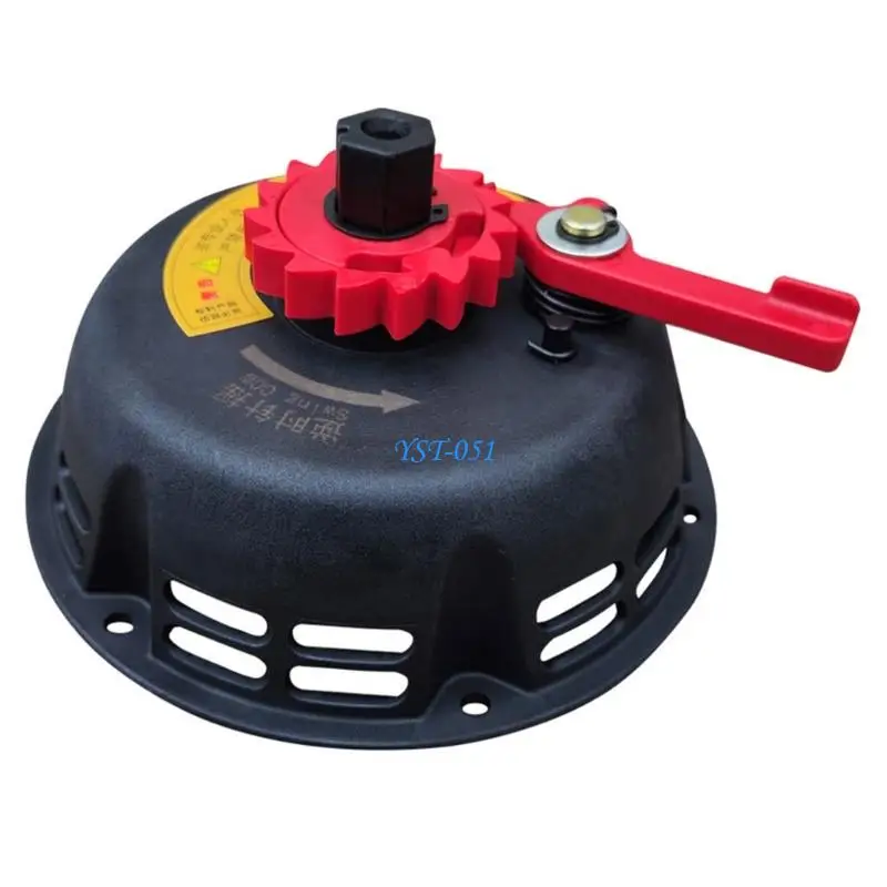 E15A Hand Cranked Starter Eliminating Pull Rope Operation Compatible for 168 170F Gasolines Engines Plastic Case for Generator