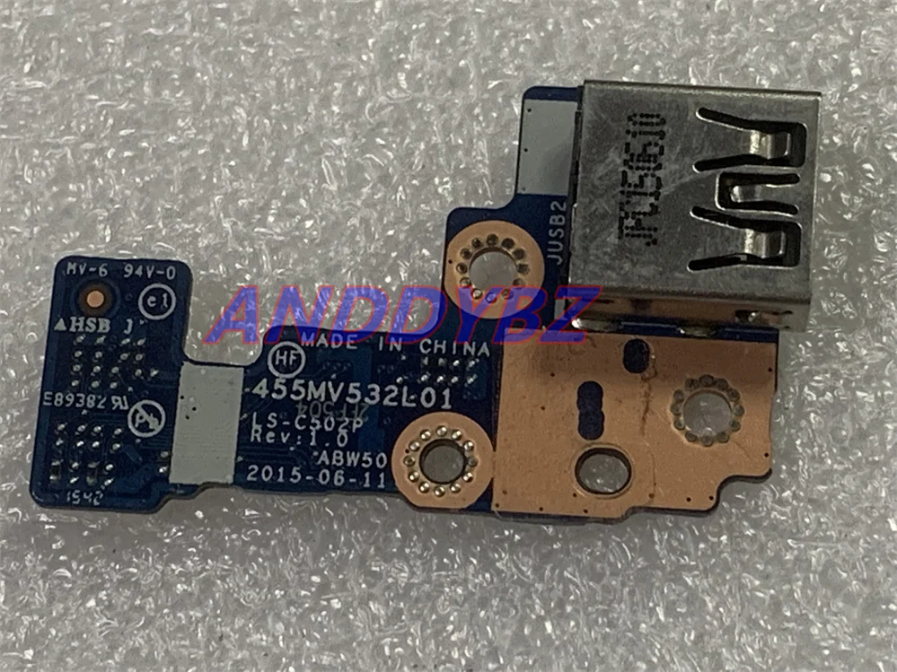 FOR HP ENVY 15t-ae100 Notebook USB Port Board ls-c502p 100% Perfect work Free Shipping