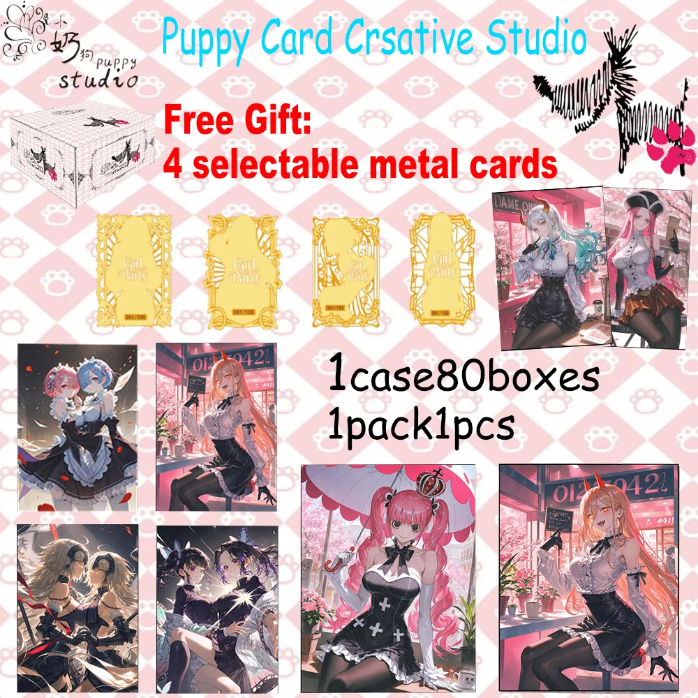 

Коллекционный набор карт 2026 Waifu Boards A5: акриловые цветные карточки Xiaonaigou, популярная аниме-тематика TCG, лимитированная серия «ZhiYinMai»