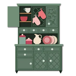 New 2024 Layer Hoosier Cabinet Christmas Cutting Dies for Scrapbooking Paper Making Bee Frame Craft Card no Stamps