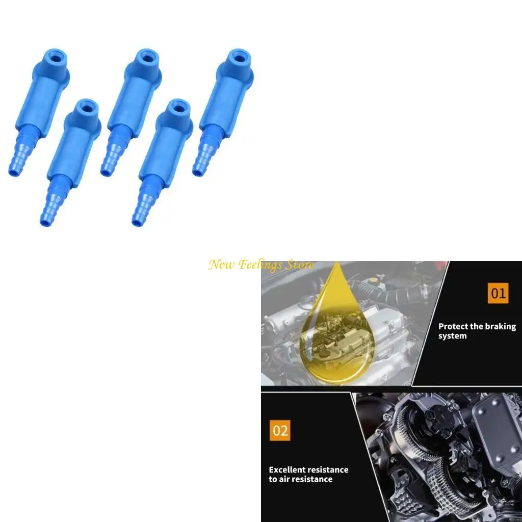 

J6BF 5pcs Universal тормозной жидкости для быстрого и легкого изменения жидкости для быстрого и простого изменения жидкости