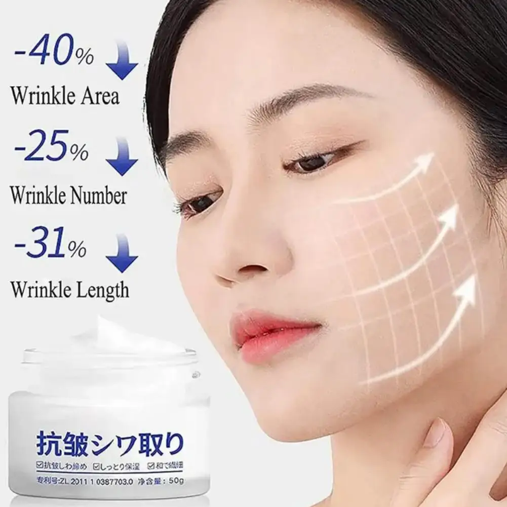 Anti-Aging Fade Fine Lines Gel Instant Wrinkle Remover Face Cream Firming Moisturizing and Softening Wrinkles Women Skin Care