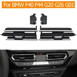 Car Dashboard Middle Air Conditioner AC Vent Outlet Grill Repair Kit For BMW 1 2 3 4 Z4 X3 X4 Series F40 F44 G20 G26 G29 G01 G02