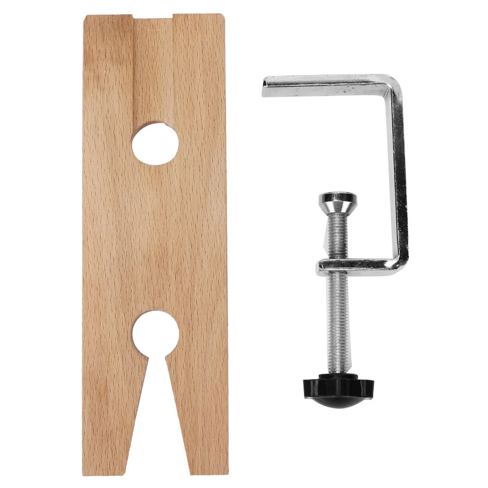 Adjustable V Slot Design Jewelers Bench Pin V-Shaped Design Bench Pin Clamp Jewelry Processing Tools Jewelry Cutting