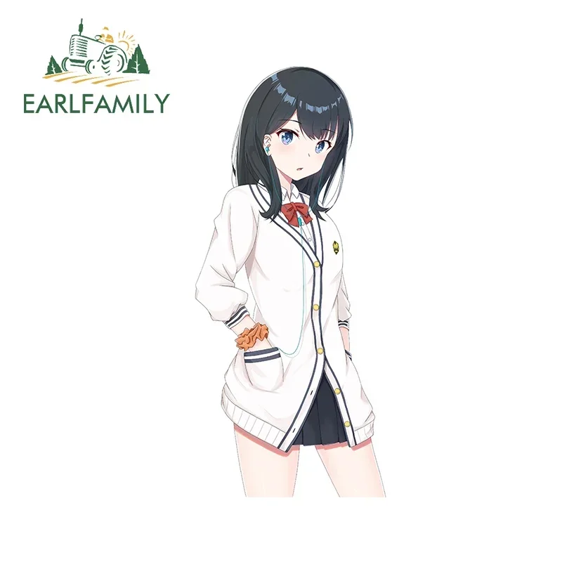 

EARLFAMILY 13 см x 9,2 см для Rikka Takarada, креативная автомобильная наклейка, индивидуальная, водонепроницаемая, 3D, устойчивая к царапинам, графика для окон и багажника