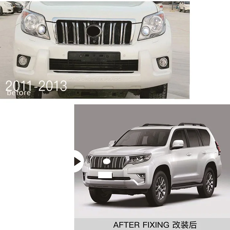 For 2010-2017 Models 2018 Prado FJ150 Bodykit New Exterior Car Accessories Upgrade Including Front Rear Bumper Tail Lights