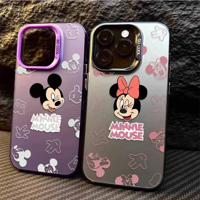 Case for Samsung Galaxy A55 A35 A25 A15 A05 A05S 5G A13 A23 A12 A22 A32 A52 A52S A72 A51 A71 4G Disney Mickey Minnie Mouse Phone