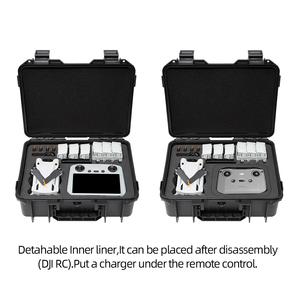 For DJI Mini 3 Case Explosion Proof Case Mini 3 Pro Bag Portable Waterproof Box Hard Shell Large Capacity Accessories Case