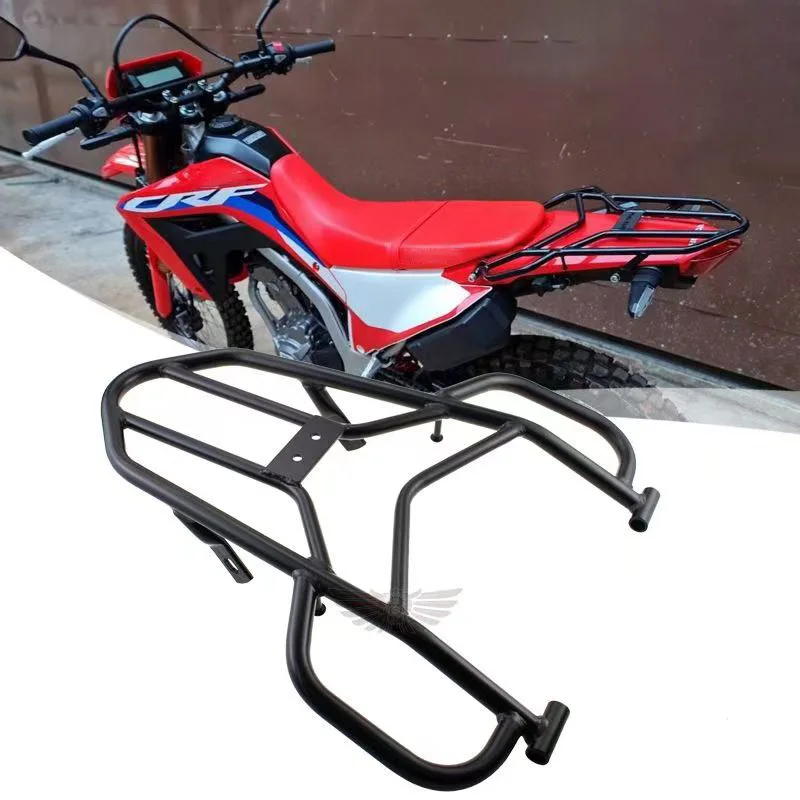 ホンダ-crf300l-crf-300-l-crf300-l-ラリー-2021-2024-オートバイリア荷物ラックスーツケースキャリアボード後部座席サポート棚