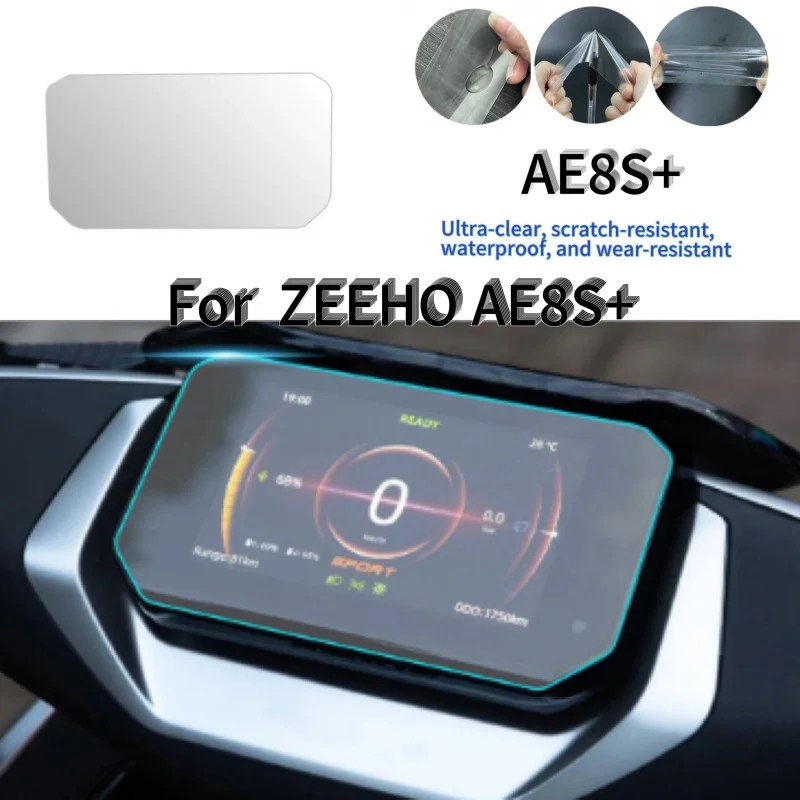 For ZEEHO AE8S  Motorcycle Cluster Scratch Screen Protection Film Protector Instrument Film Stickers Modified Car Accessories