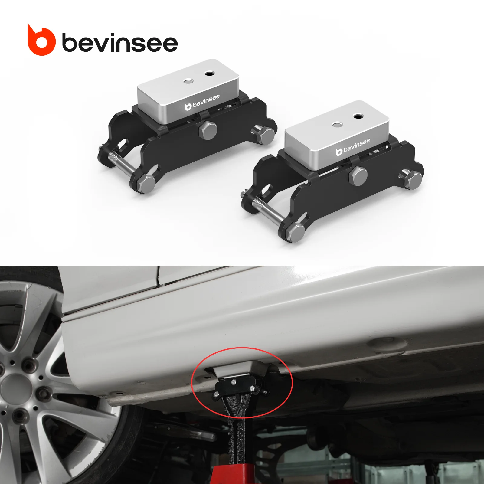 

Адаптеры для подставок BEVINSEE 3-4 тонны для BMW, MINI, Toyota Supra A90/A91, BMW E46, E90, E91, E92, E93, F30, F31, E60, F10