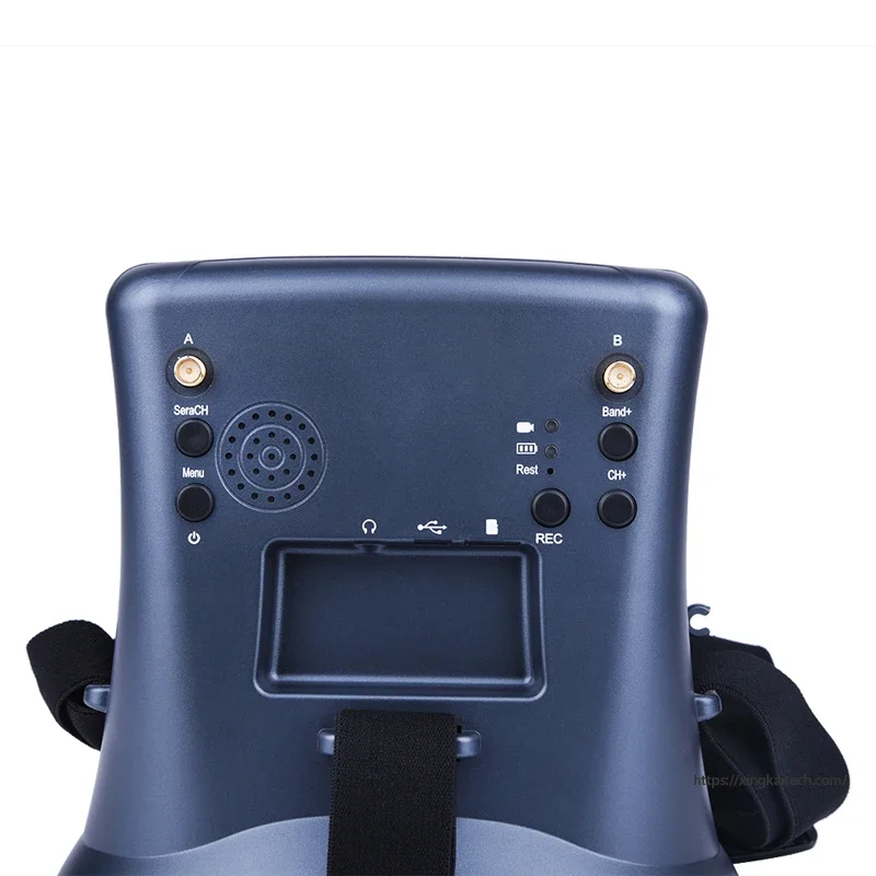 SmCp5.8G FPV Goggles LS-008D 4.3 Inch 40CH Support DVR Dual Antenna Built-in Battery 480*272 LS008D Helmet For RC Racing Drone