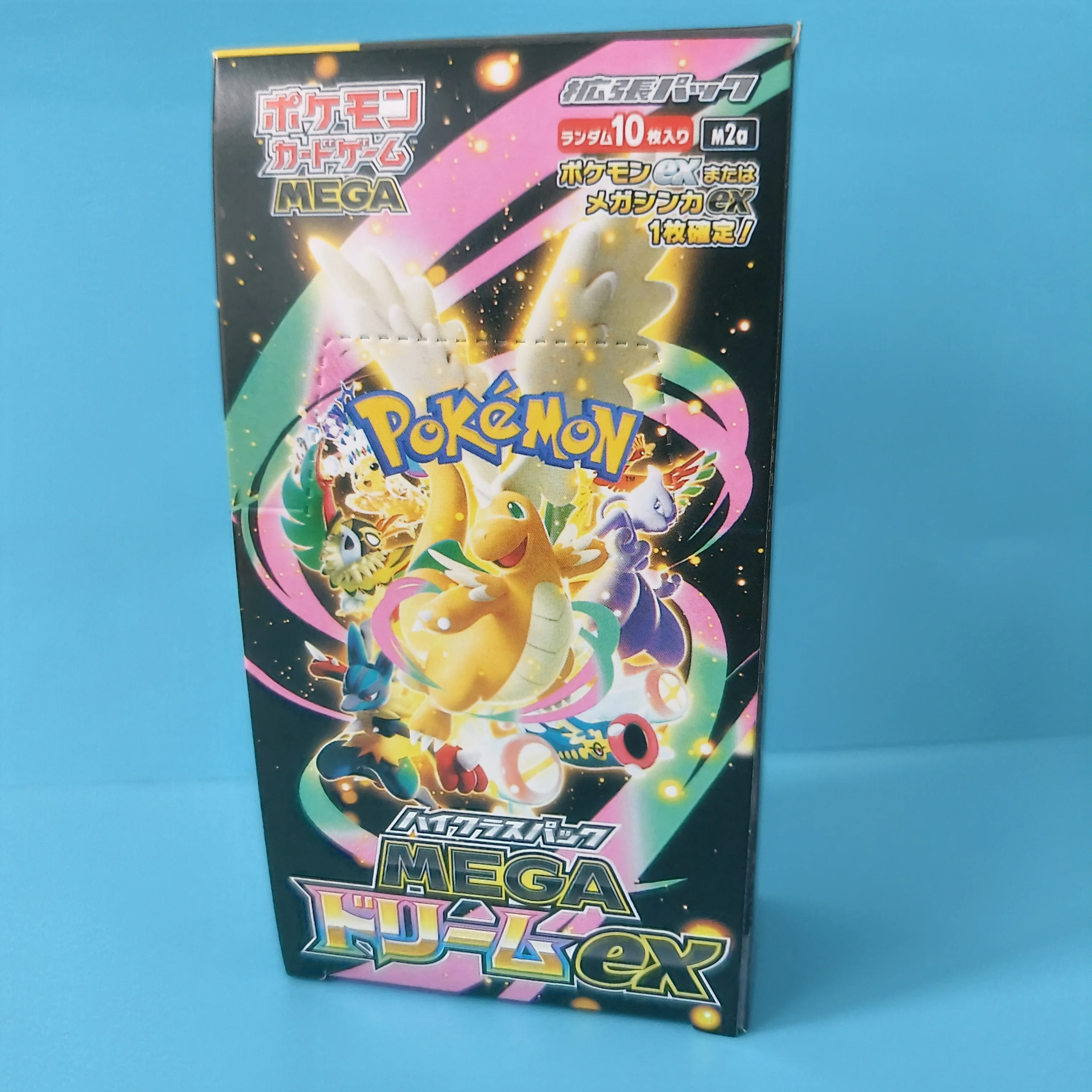 DIY 1Box PTCG M2a Booster Box Pokemon MEGA Dream EX Supplement Pack Set Factory Sealed SV8A Classic Anime Game Box Cards