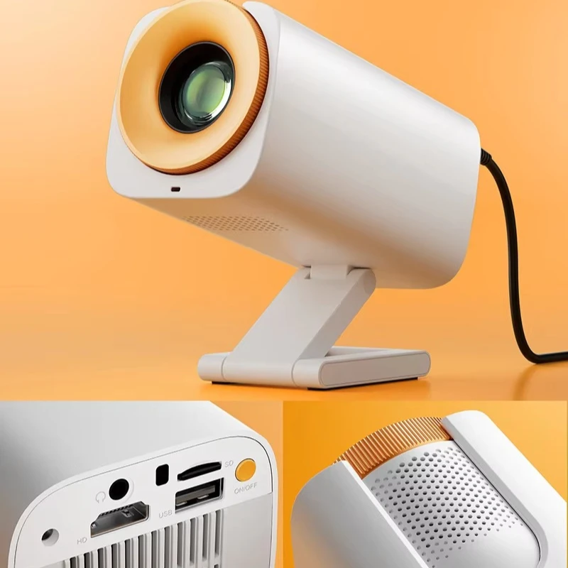 

Мини-проектор Yinzam V16, Android 13, поддержка 1080P, видеопроектор с двойным Wi-Fi 6 BT5.2, портативные уличные проекторы 720P