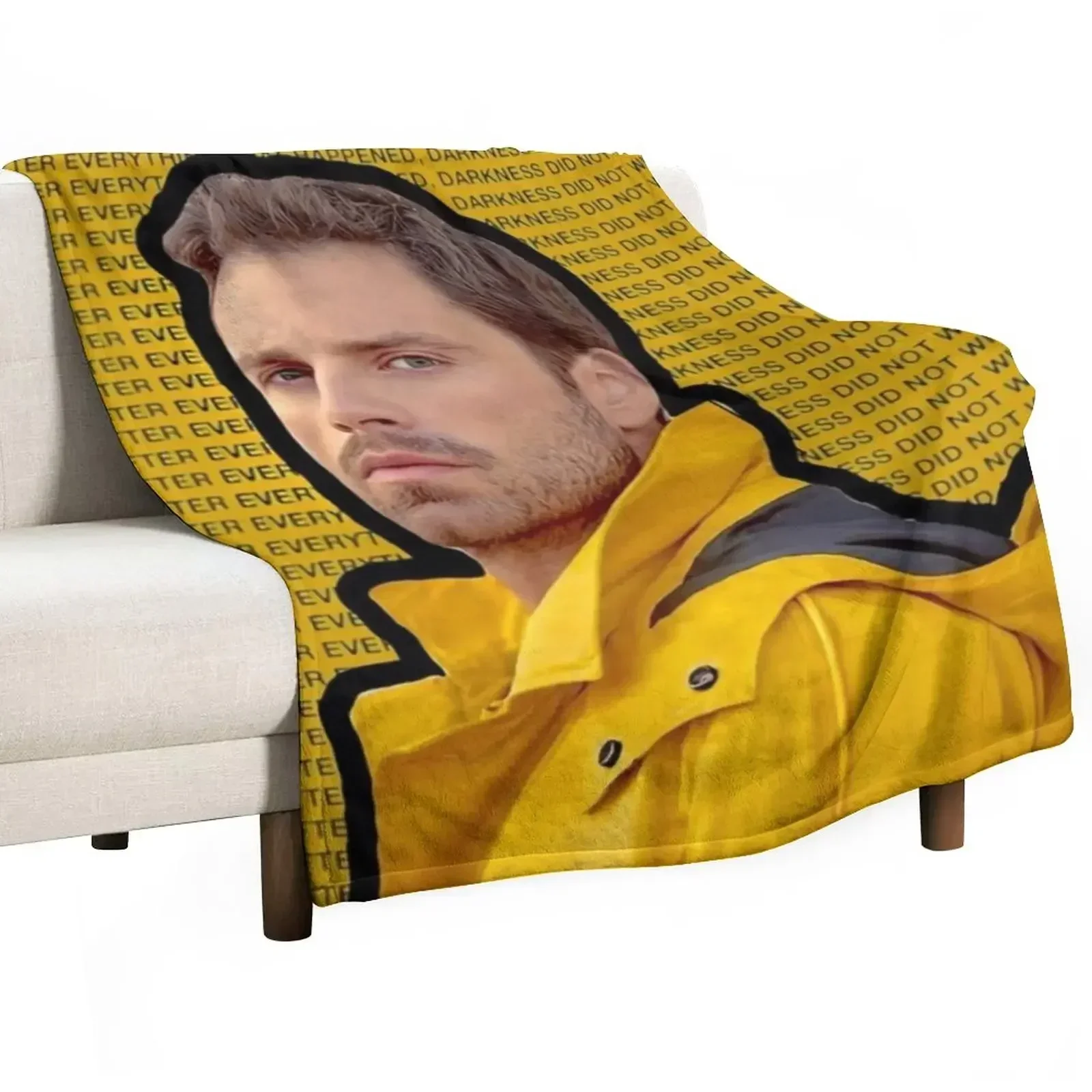 Sebastian Stan Throw Blanket For Baby anime Travel Blankets