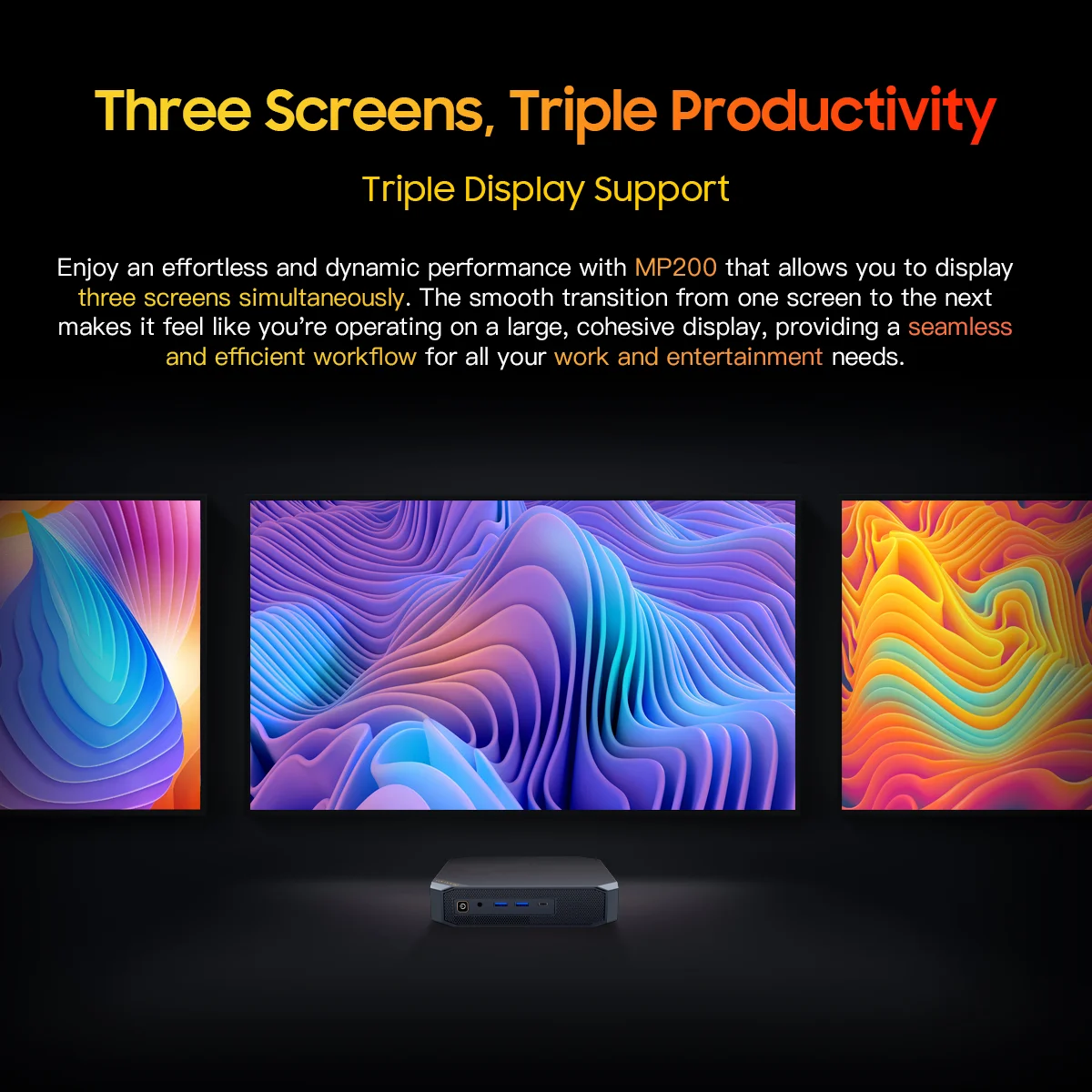 Blackview 미니 PC MP200 11세대 인텔 i9-11900H 4.4GHz 16GB DDR4 512GB SSD Win11 Wifi 6 4K HD 데스크탑 컴퓨터