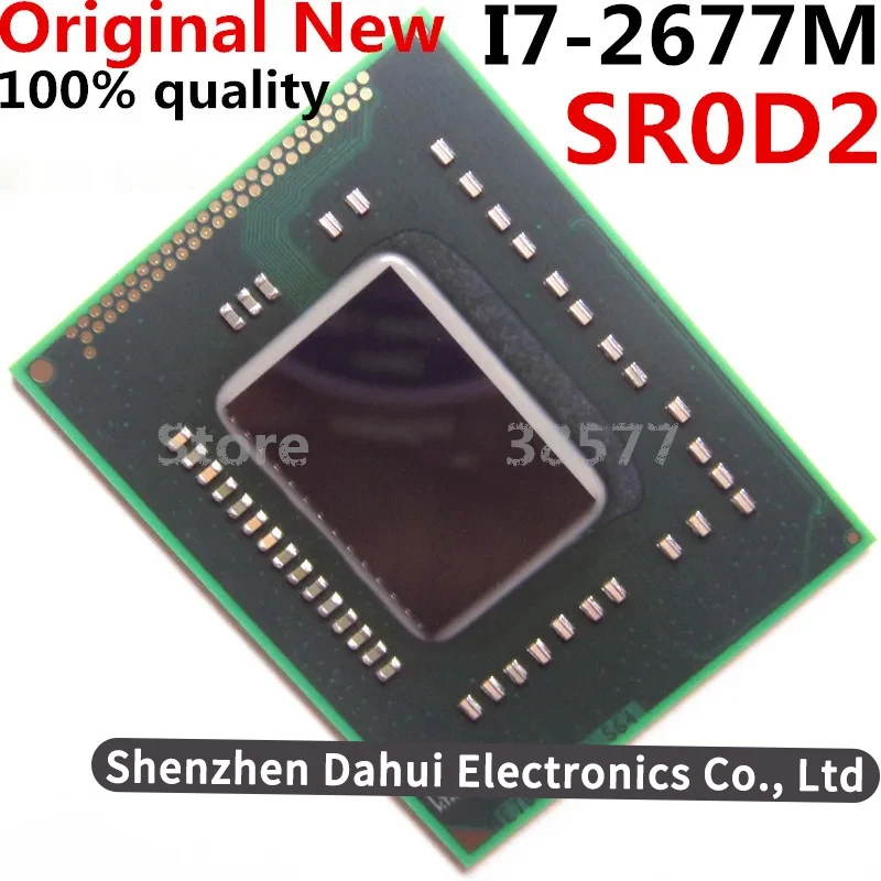 100% New I7-2677M SR0D2 I7 2677M BGA Chipset