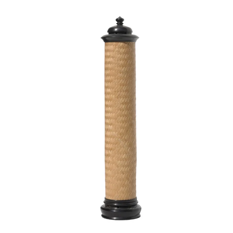 Bamboo Incense Burner Black, Incense Burner, Standing Incense Burner