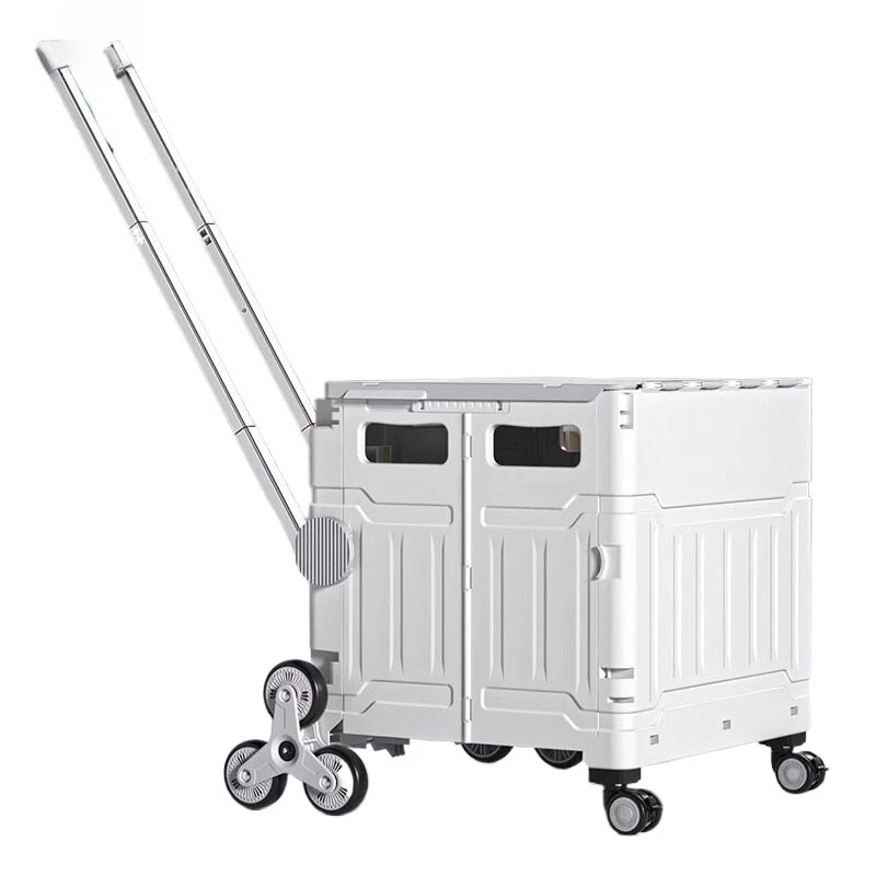 For Grocery Shopping Cart, Small Cart, Folding Shopping Household Portable Trolley Rider, Pull The To Get The  Artifact