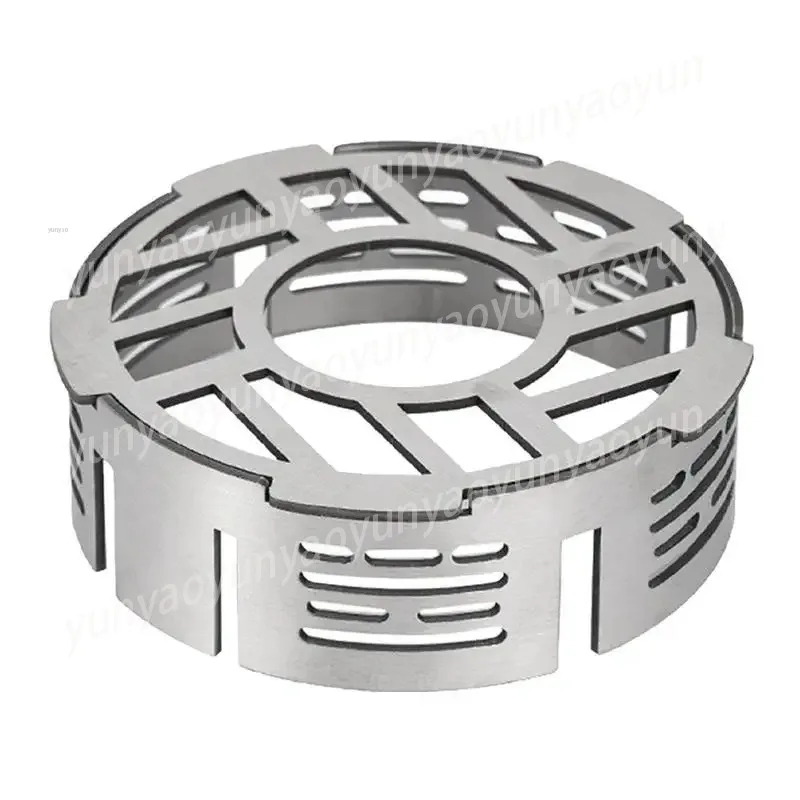 

Stainless Steel Camping Stove Windscreen with Stable Ring - Durable Outdoor Cooking Shield for Picnics & Camping