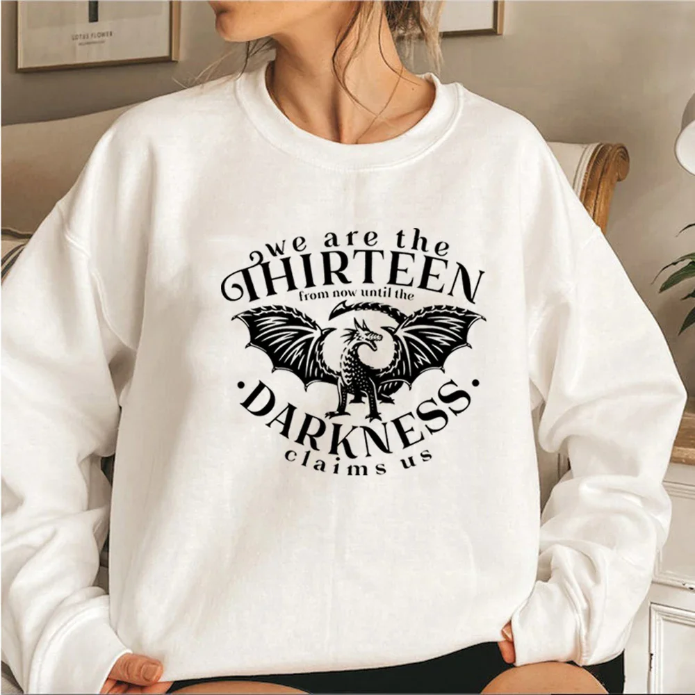 We Are The Thirteen Throne of Glass Sweatshirt SJM Bookish Hoodie From Now Until The Darkness Claims US Crewneck Sweatshirts