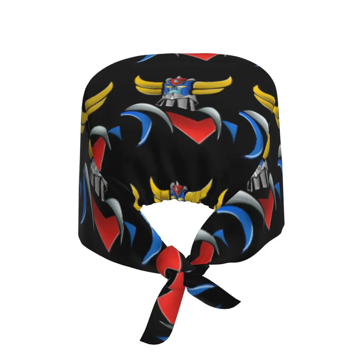 Goldorak Grendizer Breathable Scrub Hat Surgical Scrub Caps Unisex Nurse Medical Cap Anime UFO Robot Goldrake Work Scrubs Hat