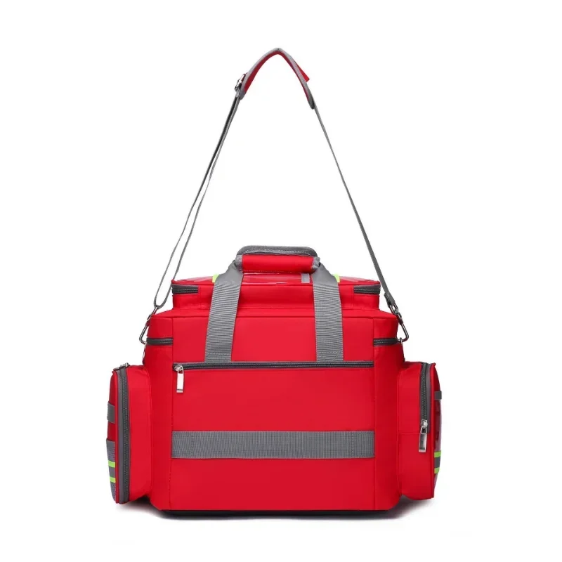 First Aid Medical Bag Outdoor Emergency Multi-pocket Bags Rescue Large Capacity Backpack Empty Waterproof Reflective Oxford