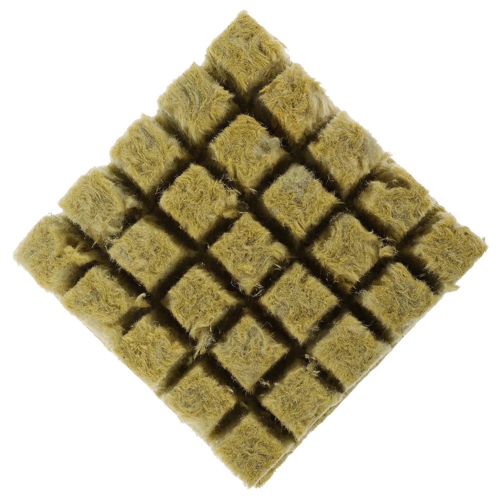 

100 Pcs 25x25x40mm Cultivation Block Seedling Plugs Soilless Starter High Survival Rate Balcony Garden Use Easy Transplant