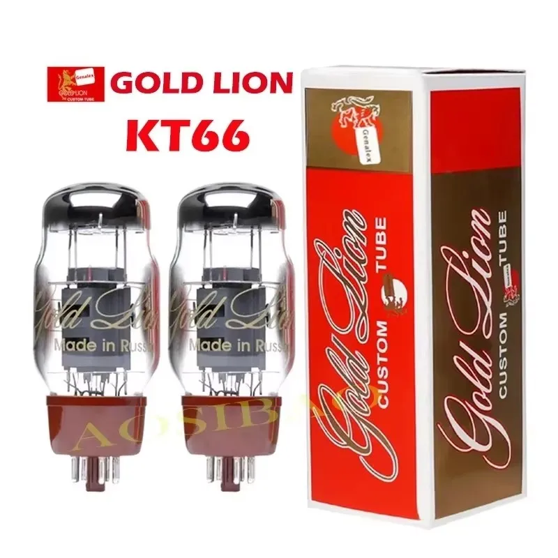 الذهب الأسد KT66 فراغ أنبوب استبدال EL34 6L6 5881 6P3P KT66 الإلكترون مُضخّم صوت عدة HIFI صمام الصوت لتقوم بها بنفسك المتطابقة رباعية حقيقية