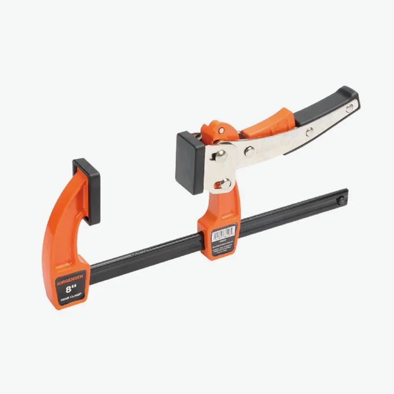 

F-зажим с храповым механизмом из алюминиевого сплава PONY, быстрый ручной зажимной инструмент для деревообработки, прочный крепежный зажим по дереву