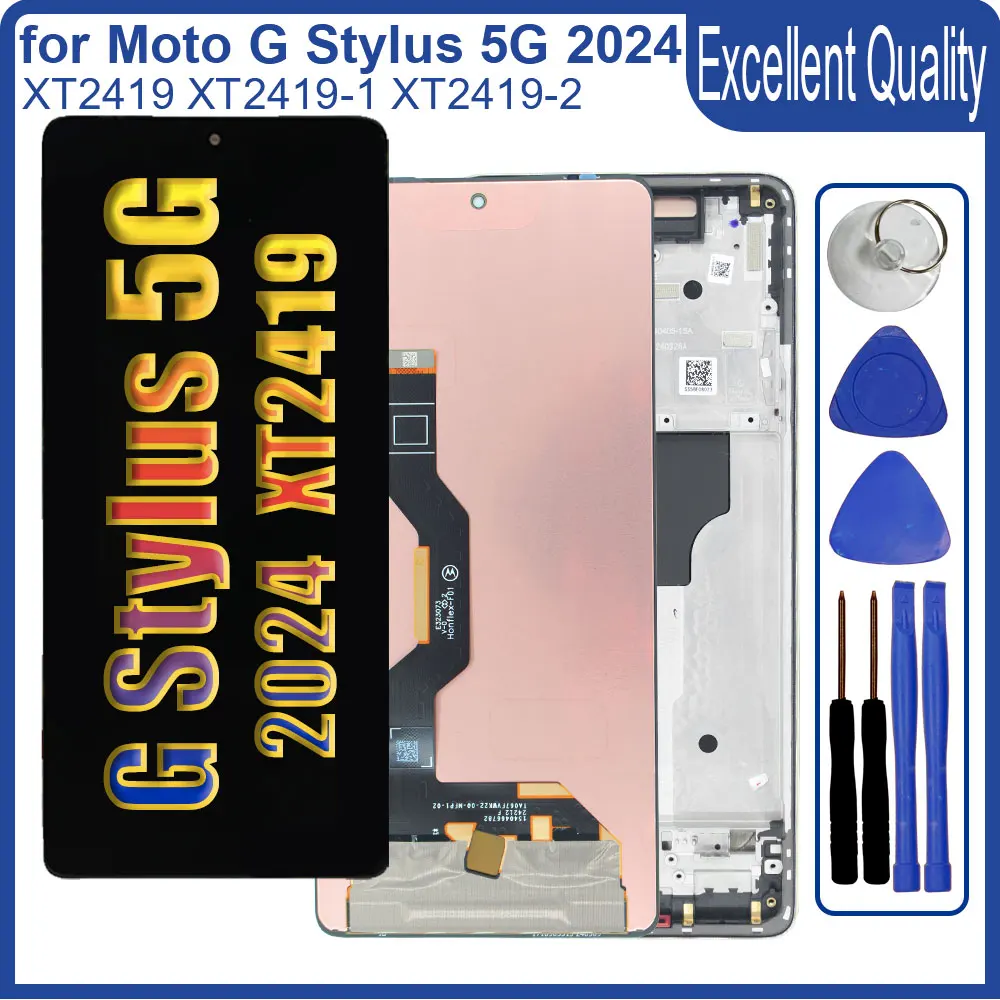 

New LCD for Motorola Moto G Stylus 5G 2024 XT2419 LCD Display Touch Screen Digitizer Replacement for Moto G Stylus 5G 2024 LCD