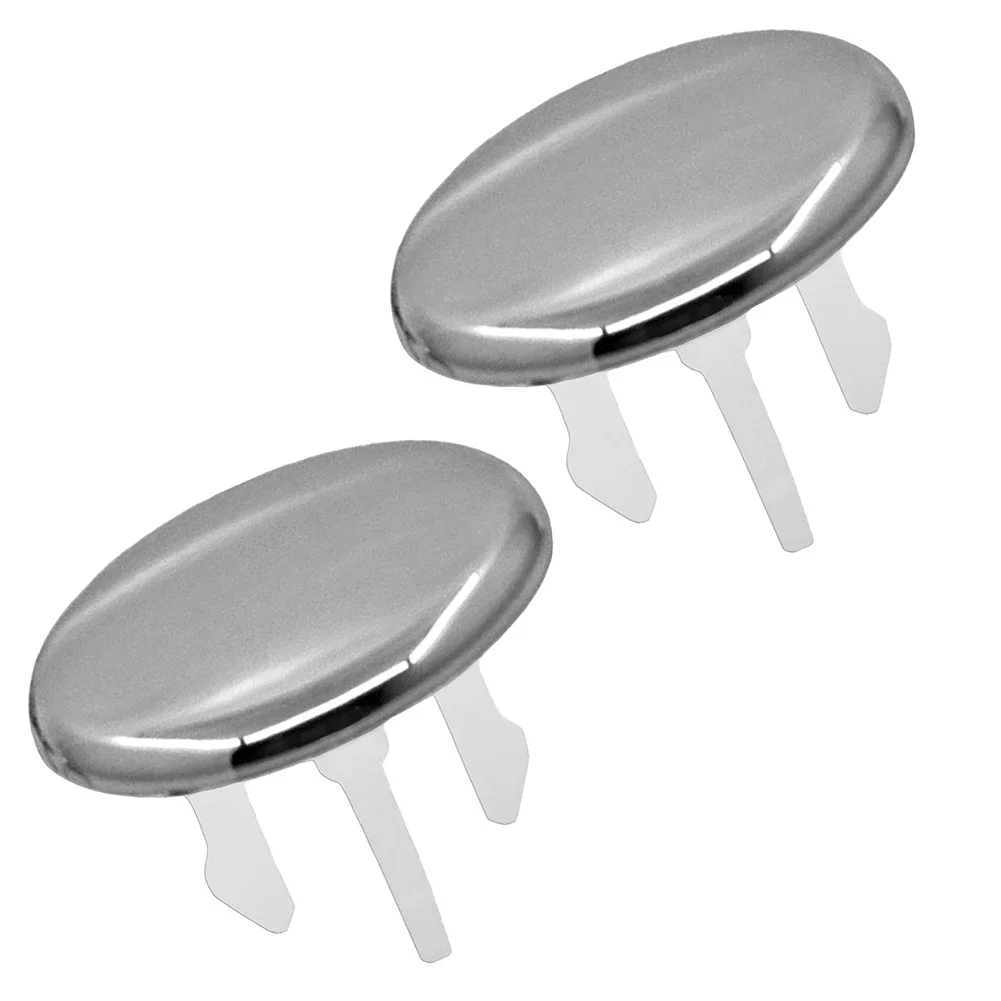 Coperchio di ricambio per troppopieno Coperchio del foro del lavandino Coperchio del troppopieno Testa del tappo Anello di rivestimento rotondo Accessori per lavabo Parti del lavandino del bagno