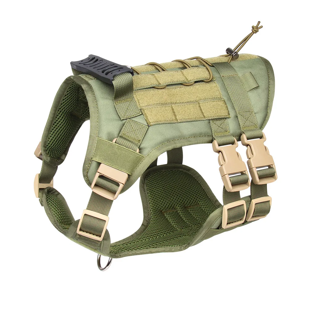 Big Dog Tactical Harness Outdoor Waterproof Explosion-Proof Traction Rope Harness Vest for Medium and Large Working Dogs - view 4