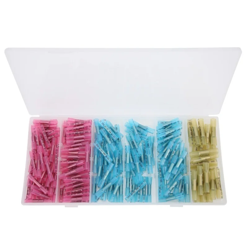 

200 шт. термоусадочных соединителей с водонепроницаемыми медными контактами для наружного применения