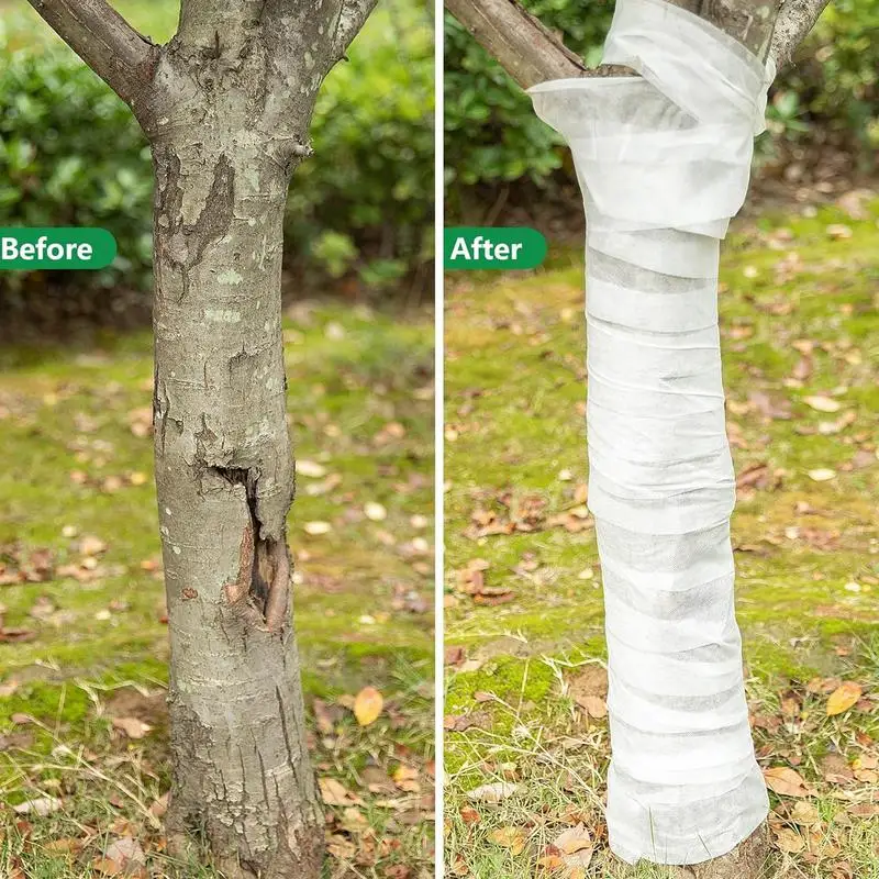 Tree Protector Wrap Portable Winter Proof Tree Trunk Shrub Plants Bandage Antifreeze Entangled PackingTape Cloth Warm Keeping