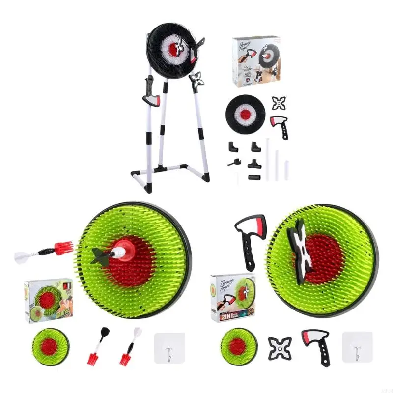 Soft Tip Darts Board Throwing Game Set Toy For Kids Safe PVC Indoor Outdoor Competition Game Fun Entertainment Toy A2UB