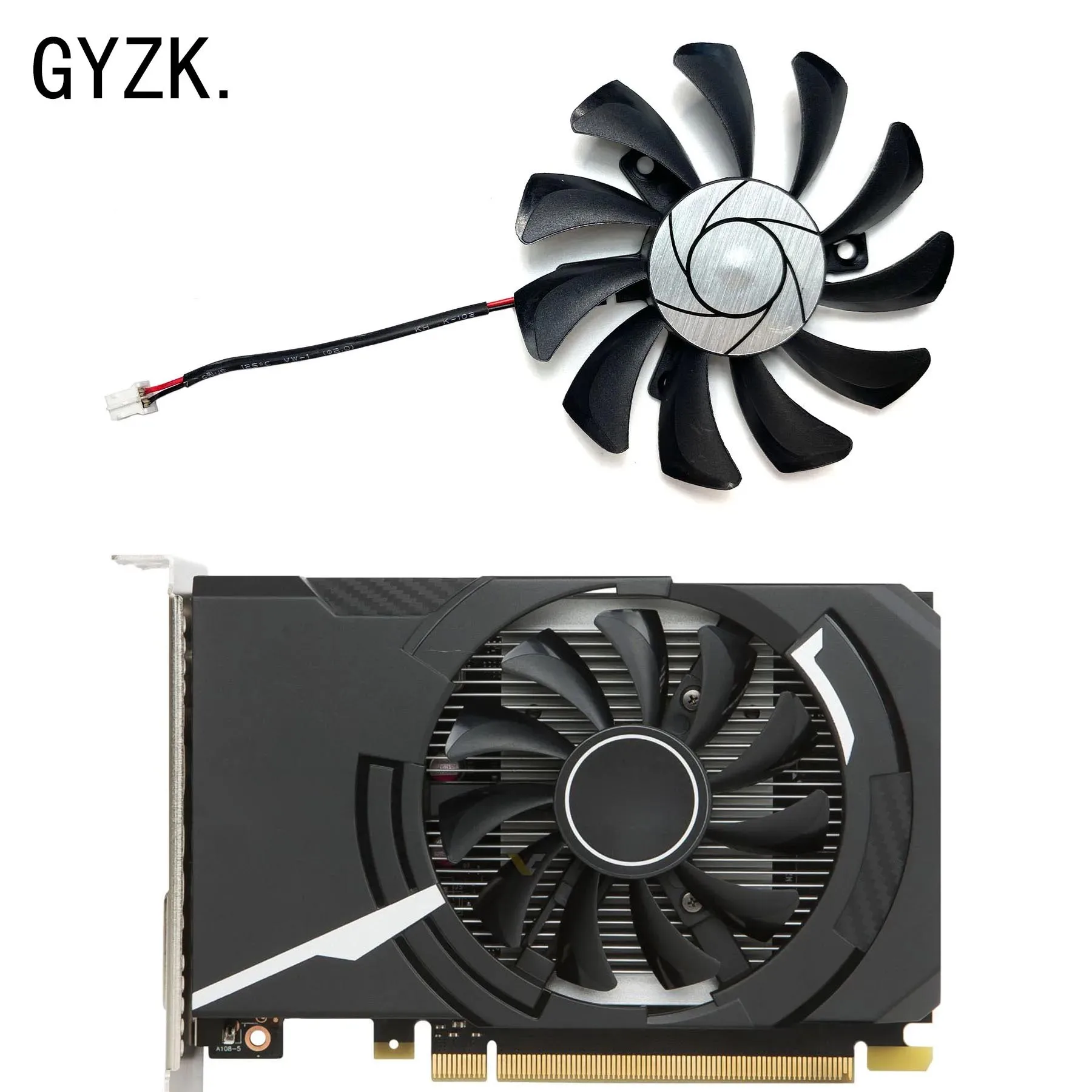 New For MSI GeForce GTX1030 2GB AERO OC Graphics Card Replacement Fan HA8010H12F-Z