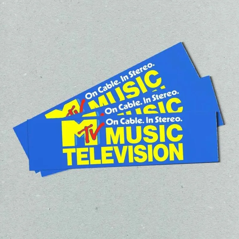 ملصق ممتص الصدمات لكابل StubHub-إعلان تلفزيوني عتيق من الفينيل 80s 90s-ملصقات ممتصة للصدمات-ملصقات سيارات #3