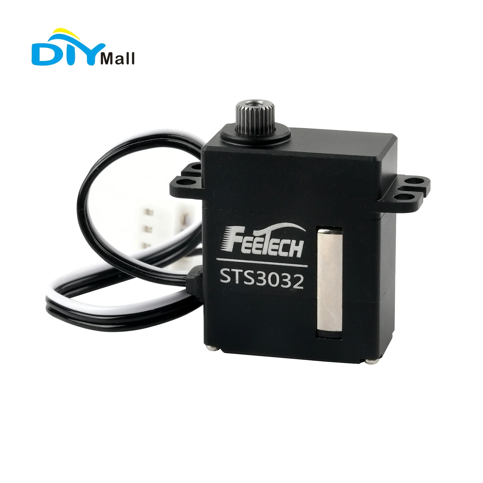 

Feetech ST-3032 Цифровой сервопривод 6 В 4,5 кг Бессердечный двигатель с 360° ° Магнитный энкодер TTL последовательной шины для модели радиоуправляемого робота