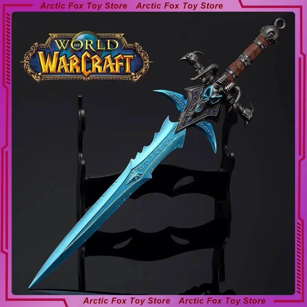 Figurine World of Warcraft en métal, 30cm, épée de Frostmourne, Nerzhul, démon, roi-liche, modèle de jeu périphérique, jouets d'action, cadeau