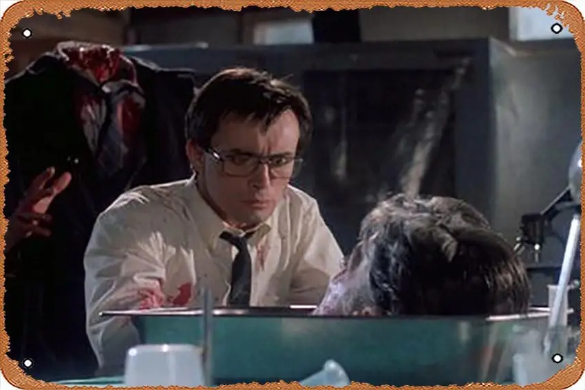 Metal Tin Sign - Re-Animator - Poster Metal Plaque Cafe, Bar, Home Wall Decor