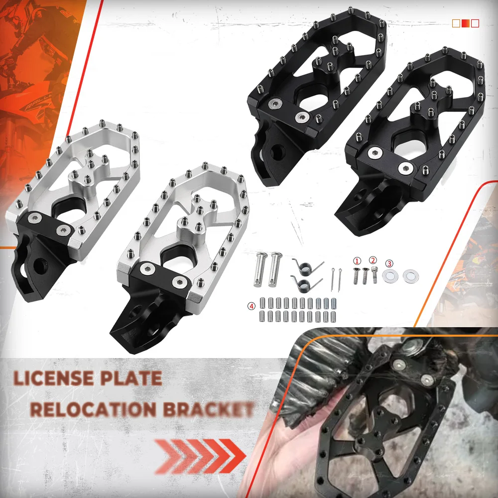 

NEW Motorcycles For Suzuki DR 650 DR650/SE DR650 SE 1996-2023 2022 2021 Enlarged Wide Foot Pegs FootRest Footpegs Rests Pedals